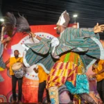 Dancers on stage at V-Africa 2025